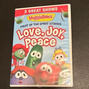 3/$15 Veggie Tales Love, Joy, Peace DVD